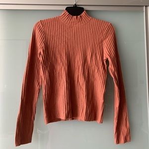Forever 21 Ribbed Long Sleeve Turtleneck